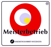 Logo: Meisterbetrieb bei der HAndwerkskammer Wiesbaden